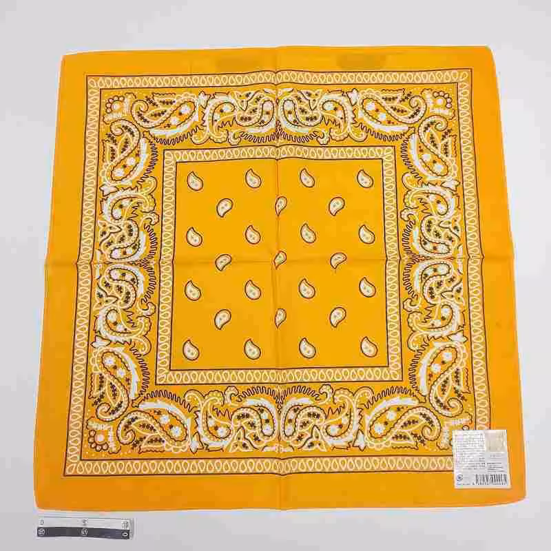 【キャンドゥ】綿バンダナ ペイズリー53×53cm