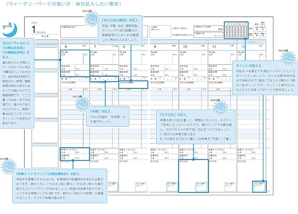  朝活手帳 2025 11月始まり