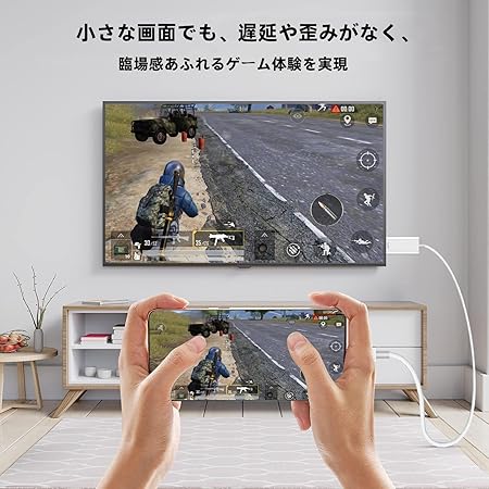 XinYaa　USB Type-C HDMI 変換ケーブル 単方向通信 4K@30Hz映像出力