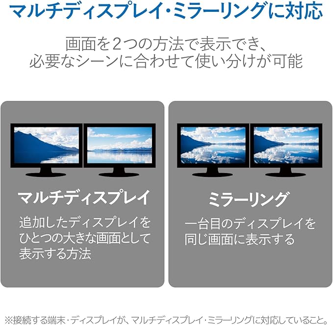 エレコム 映像変換アダプタ 変換ケーブル