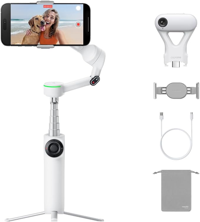 Insta360 Flow 2 Pro AIトラッカーキット 内蔵三脚付き自撮り棒