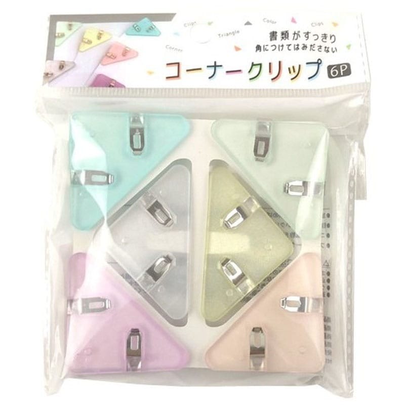 【キャンドゥ】コーナークリップ 6P