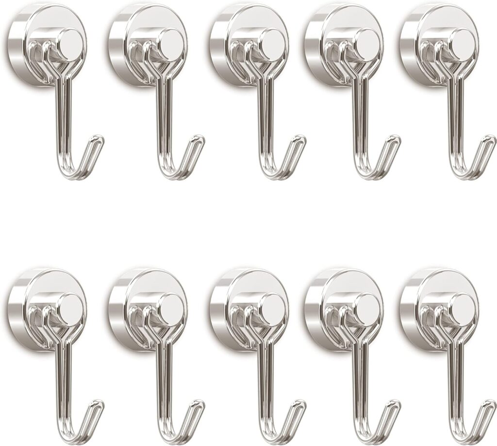 【Homion】マグネット フック 10個セット