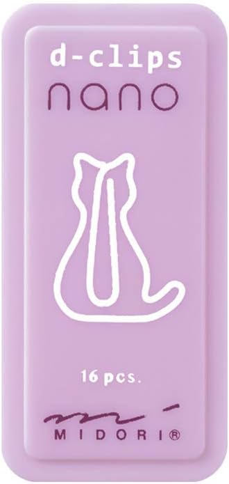 【ミドリ】ディークリップス ナノ ネコ柄