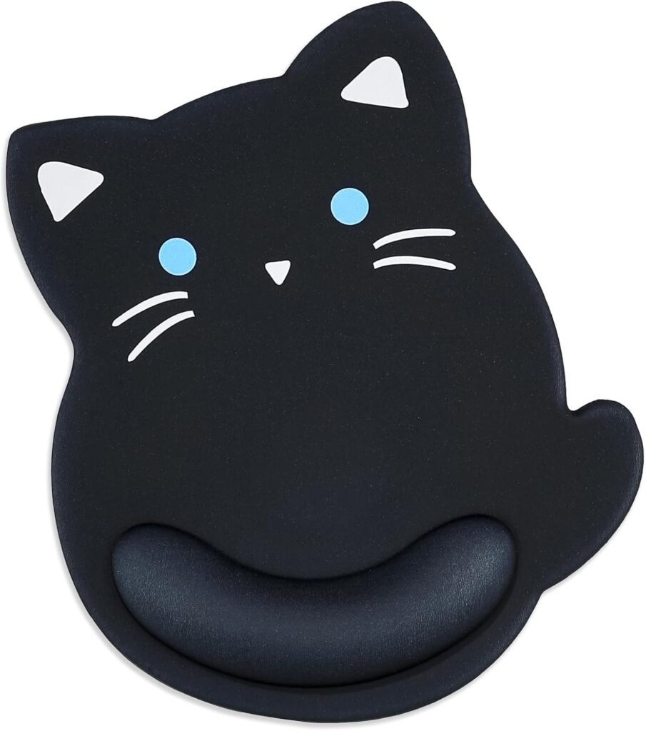 【Newseego】リストレスト一体型マウスパッド(猫柄)