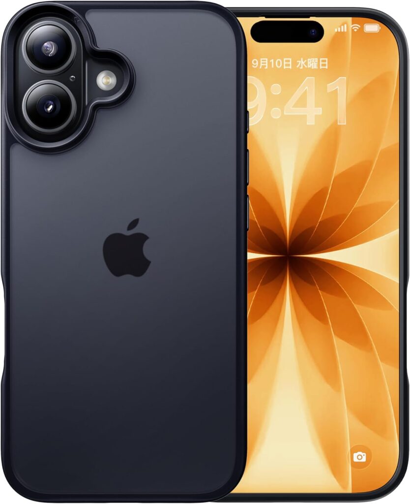 【CASEKOO】米軍MIL規格・指紋防止 iPhone17ケース