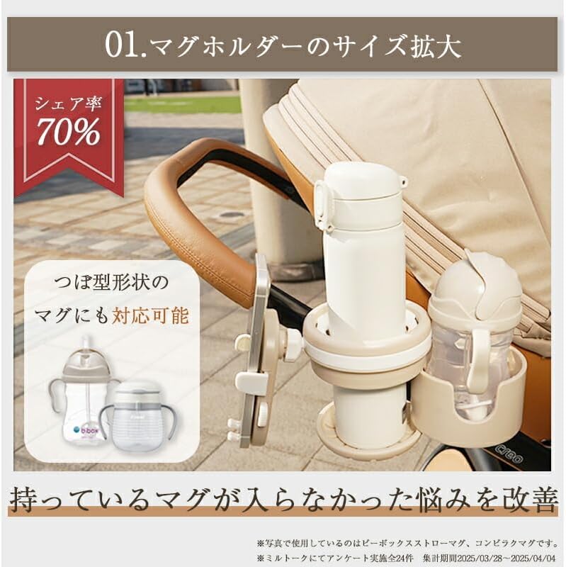 【Colulu】ドリマグ 2in1 カップホルダー