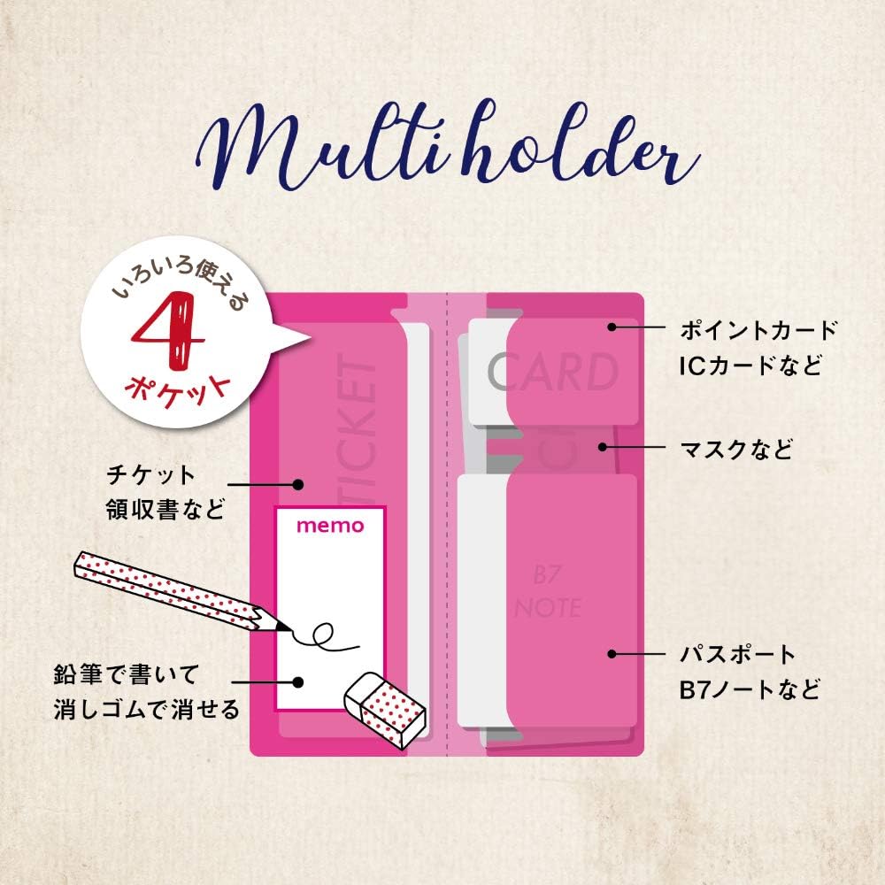 【ビバリー】すみっコぐらし マルチケース 書けるマルチホルダー