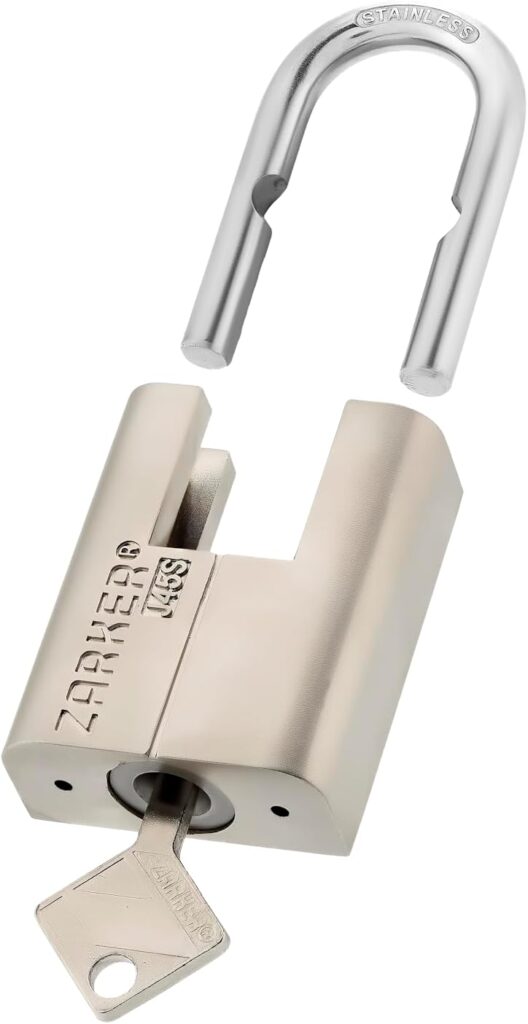 【ザーカー】ステンレススチール製防錆南京錠