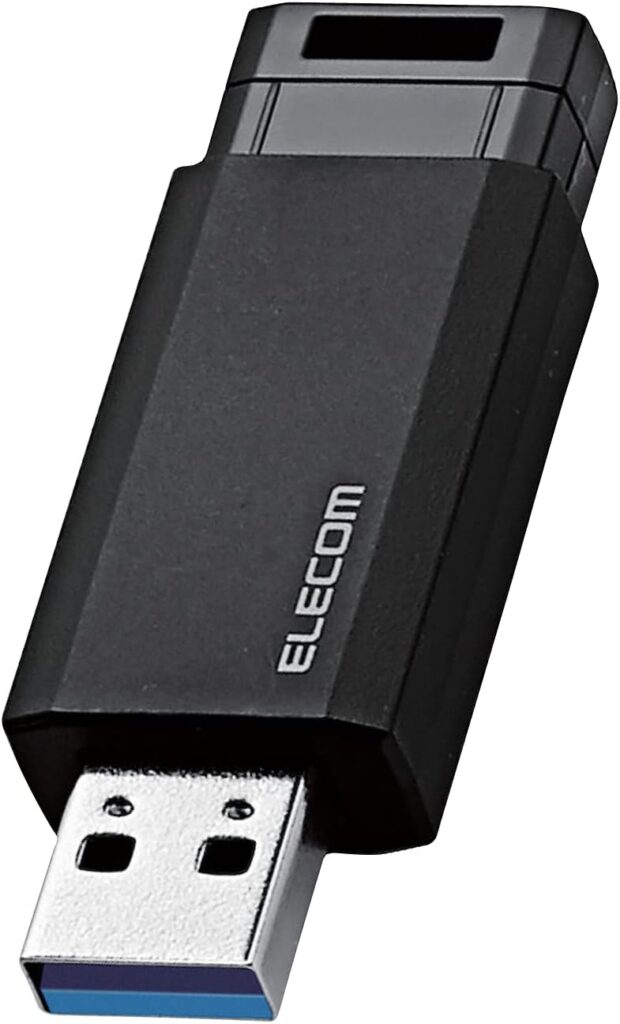 【エレコム】USBメモリ 32GB MF-PKU3032GBK/E