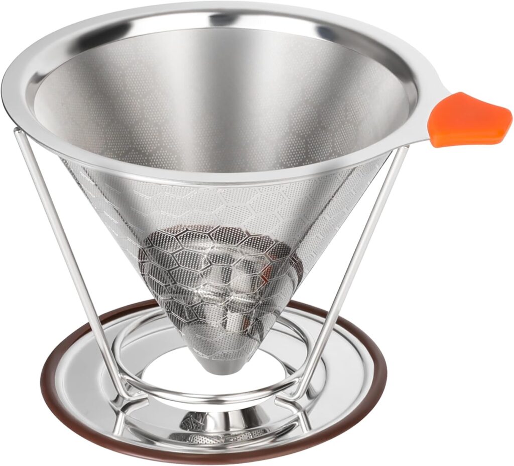 【moniko】ステンレス分離式ドリッパー(1～4杯用)