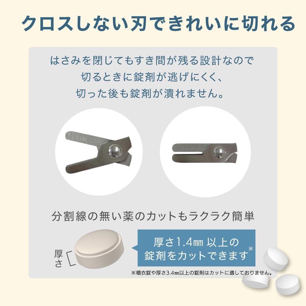 【大同化工】錠剤はさみお薬チョッキンミニ