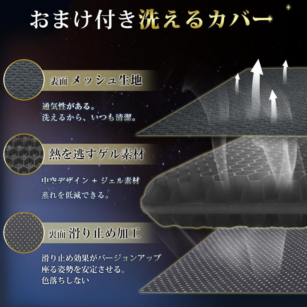 【IKSTAR】低反発チェアパッド