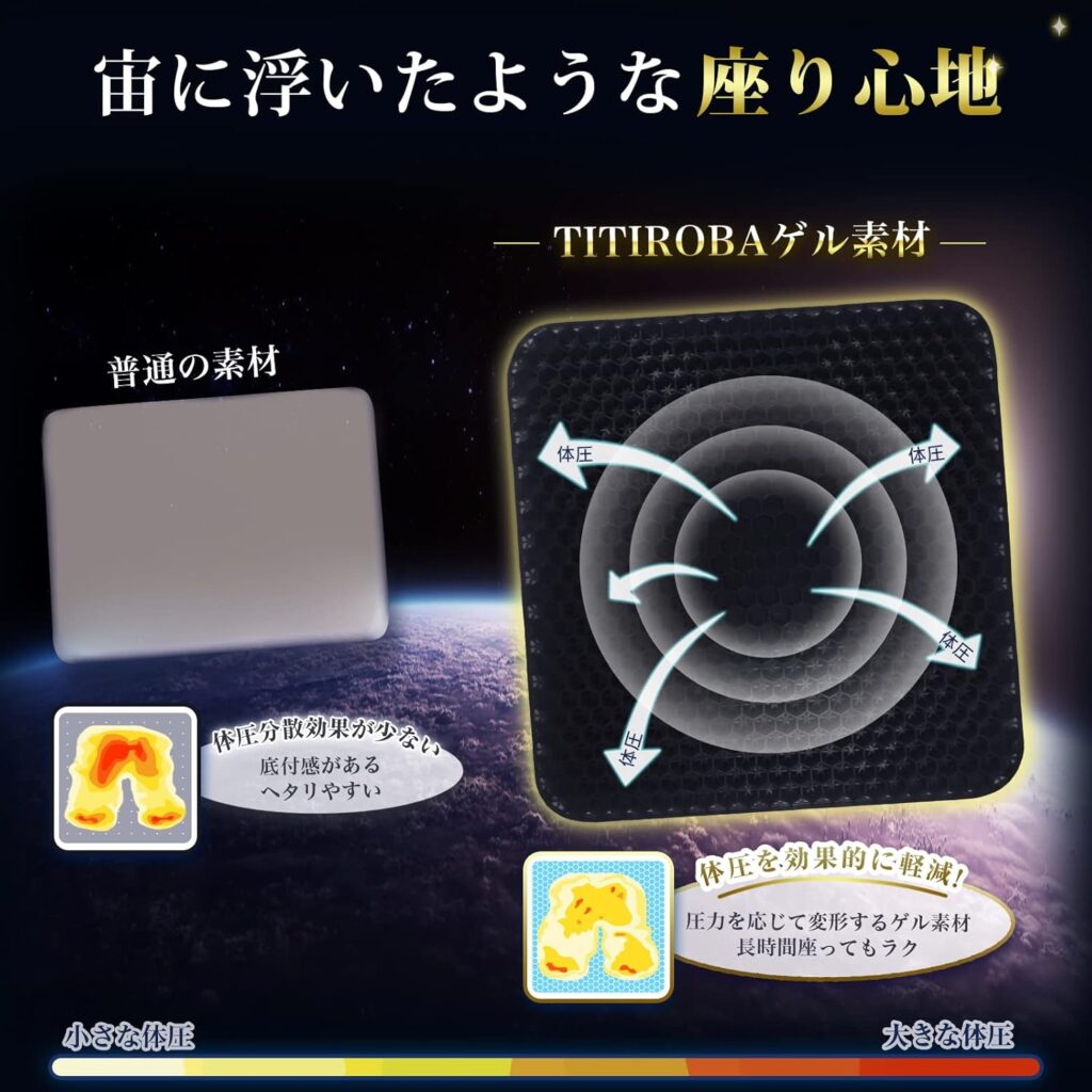 【チチロバ】ゲルクッション 特大