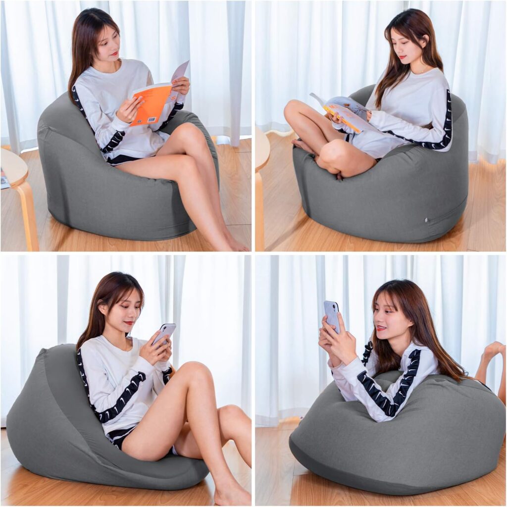 【Homwarm】ビーズクッション 怠惰なソファ