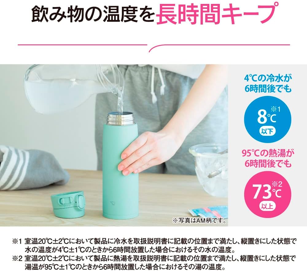 象印マホービン(ZOJIRUSHI)　ワンタッチ ステンレスマグ