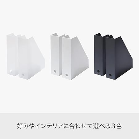 ライクイット 収納ケース A4 ファイルボックス 2個組