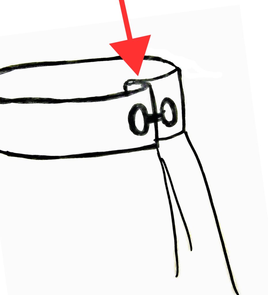 ピン･バックルタイプ(外から留める)