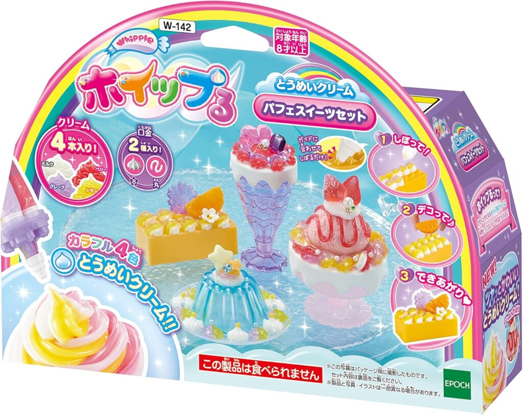 【エポック】ホイップる とうめいクリームパフェスイーツセット
