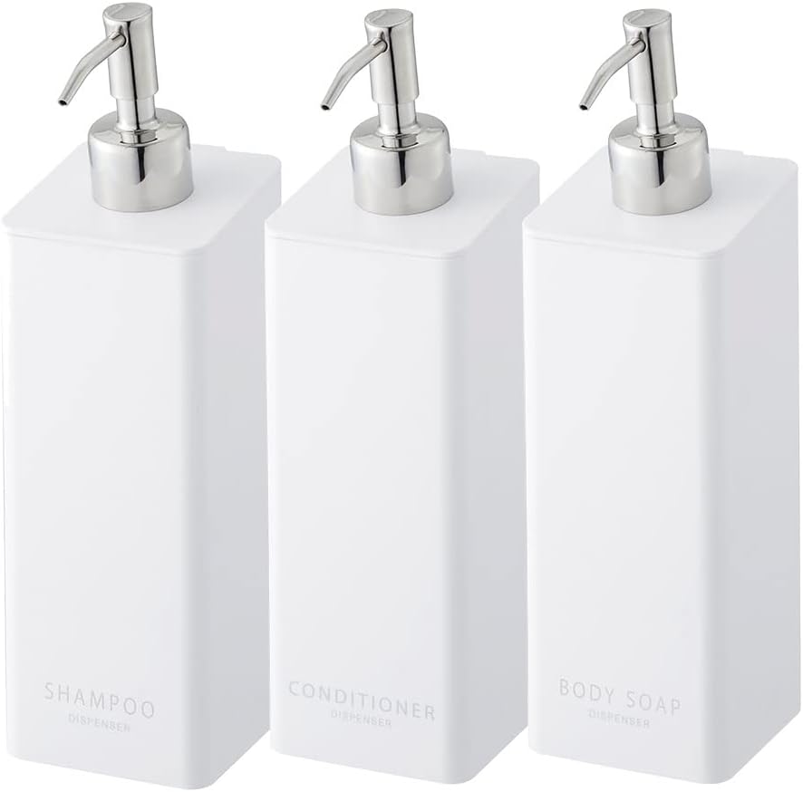 【山崎実業】マグネットツーウェイディスペンサー /500ml/3本セット