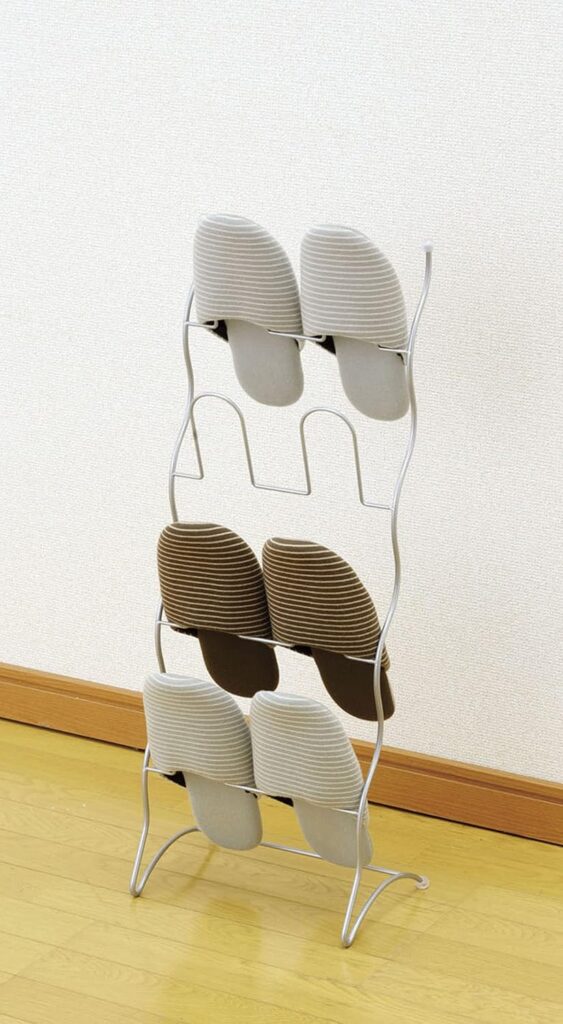 【パール金属】ワイヤー スリッパラック
