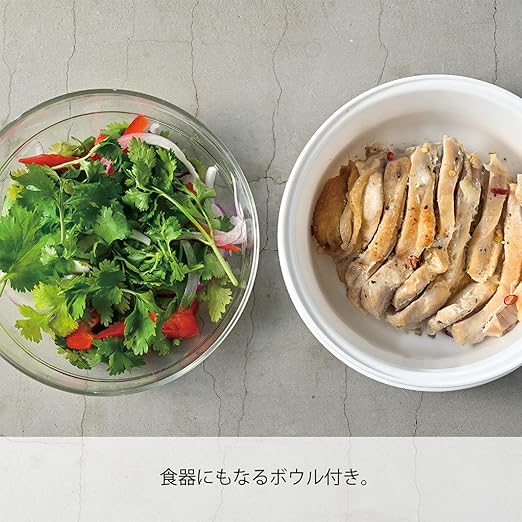 【HARIO】ガラスのレンジ蒸し器特徴