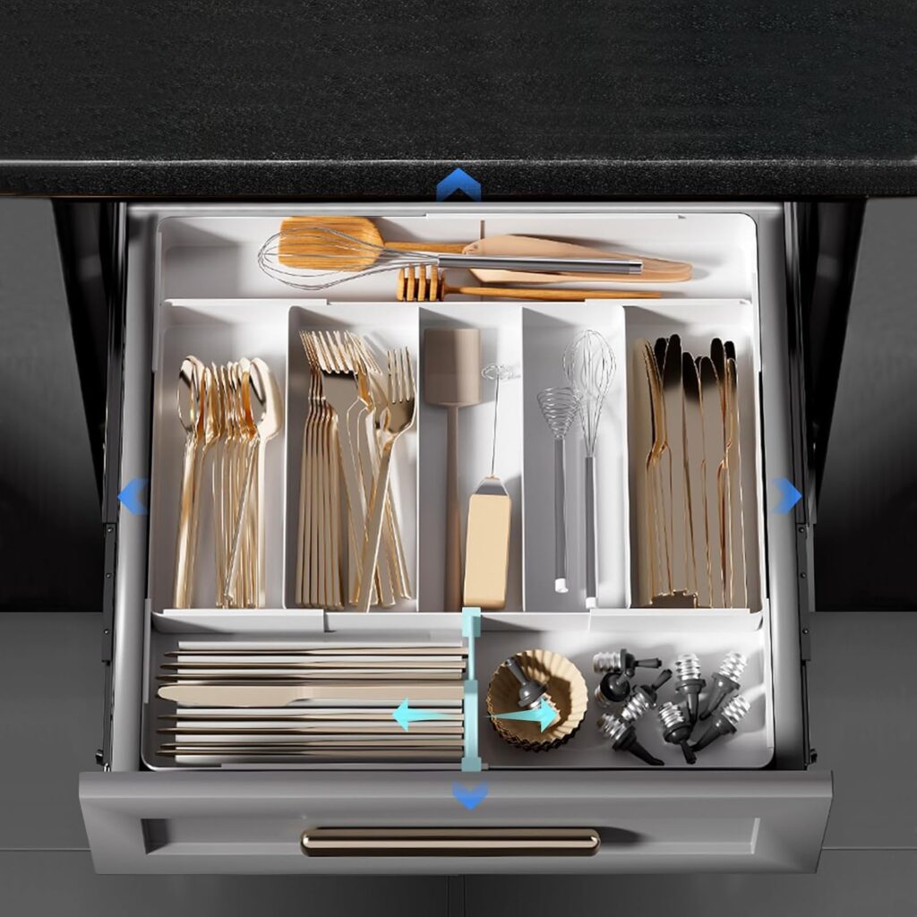 ママ倉】4面伸縮カトラリーケース