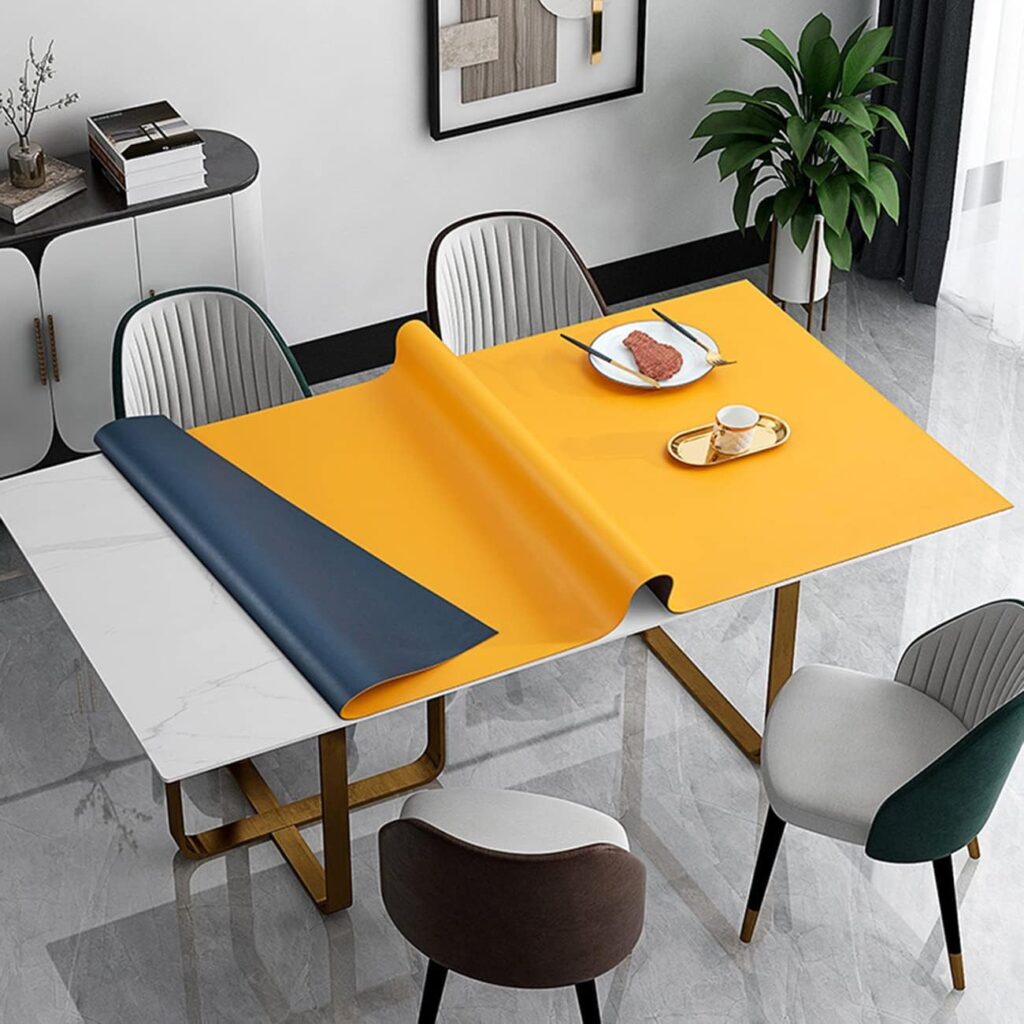 【EGROON】PUレザー製テーブルクロス