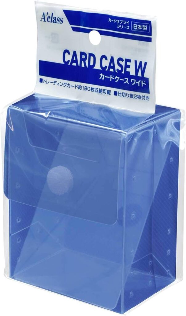 アクラスカードケースW クリアブルー