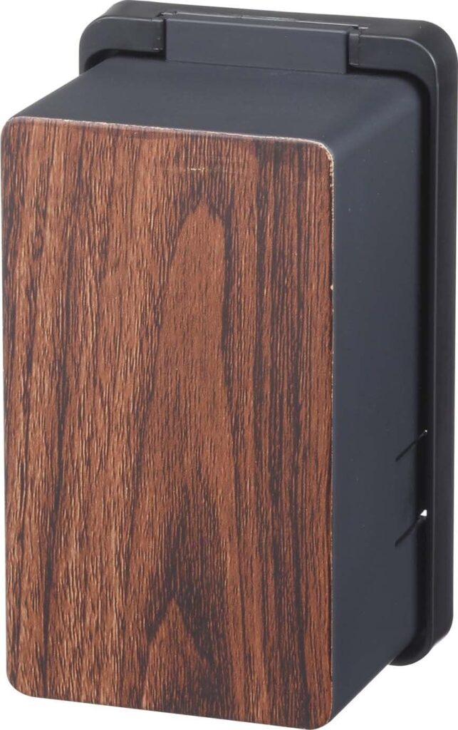 山崎実業 コンセントガード ブラック