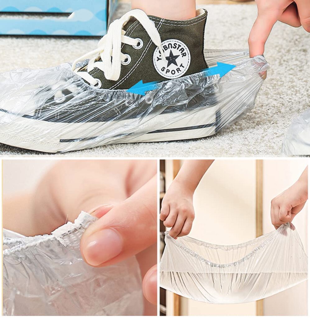 Wabeko 使い捨て 靴カバー シューズカバー 100枚入