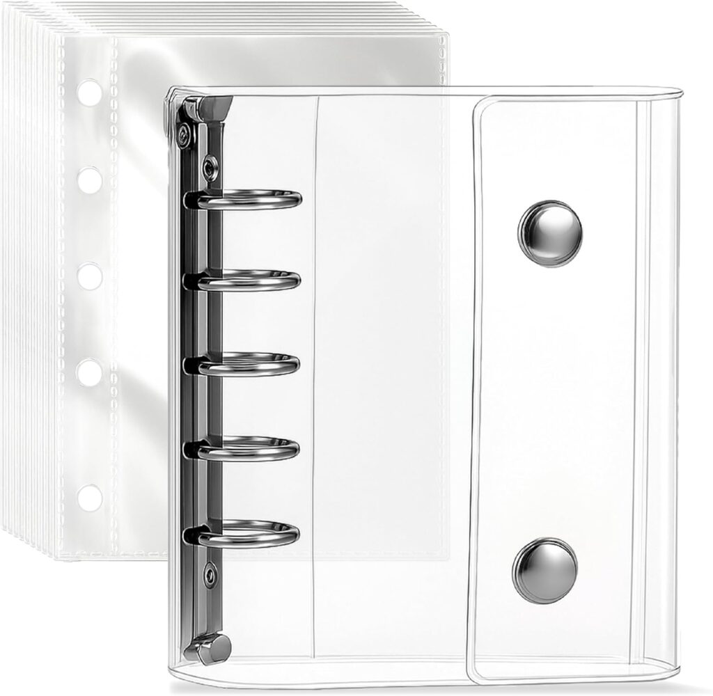 [OSHI-LIFE] シール帳 透明 M5サイズ ボンボンドロップシール対応