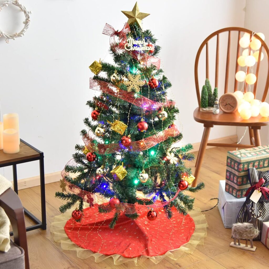 タンスのゲン クリスマスツリー 120cm 11種のオーナメント