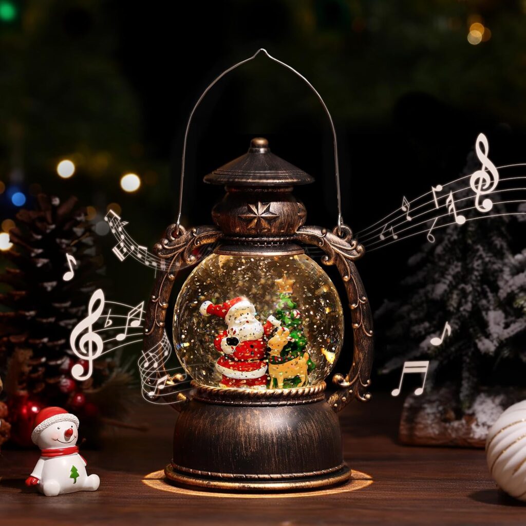 Lewondr/クリスマススノードーム（サンタ&トナカイ）