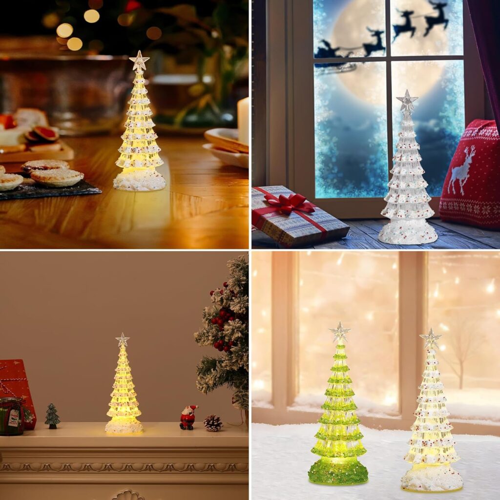 Lewondr/卓上ツリー飾りライト（冬）