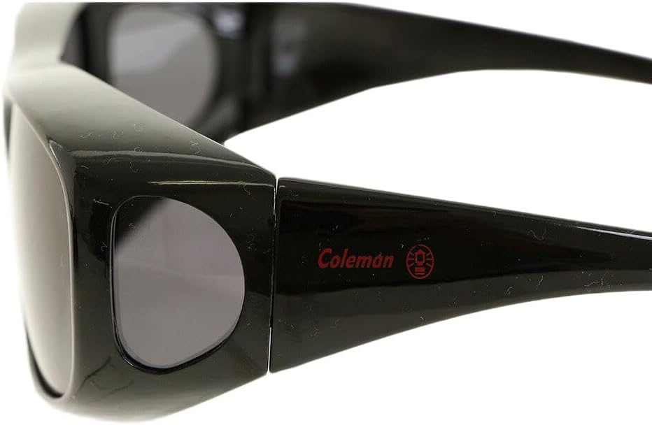 コールマン メガネの上からかけられる偏光サングラス