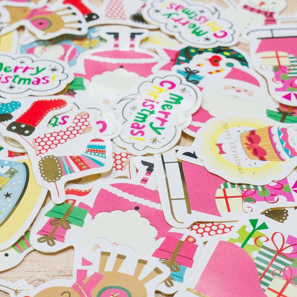 クローズピン クリスマス フレークシール