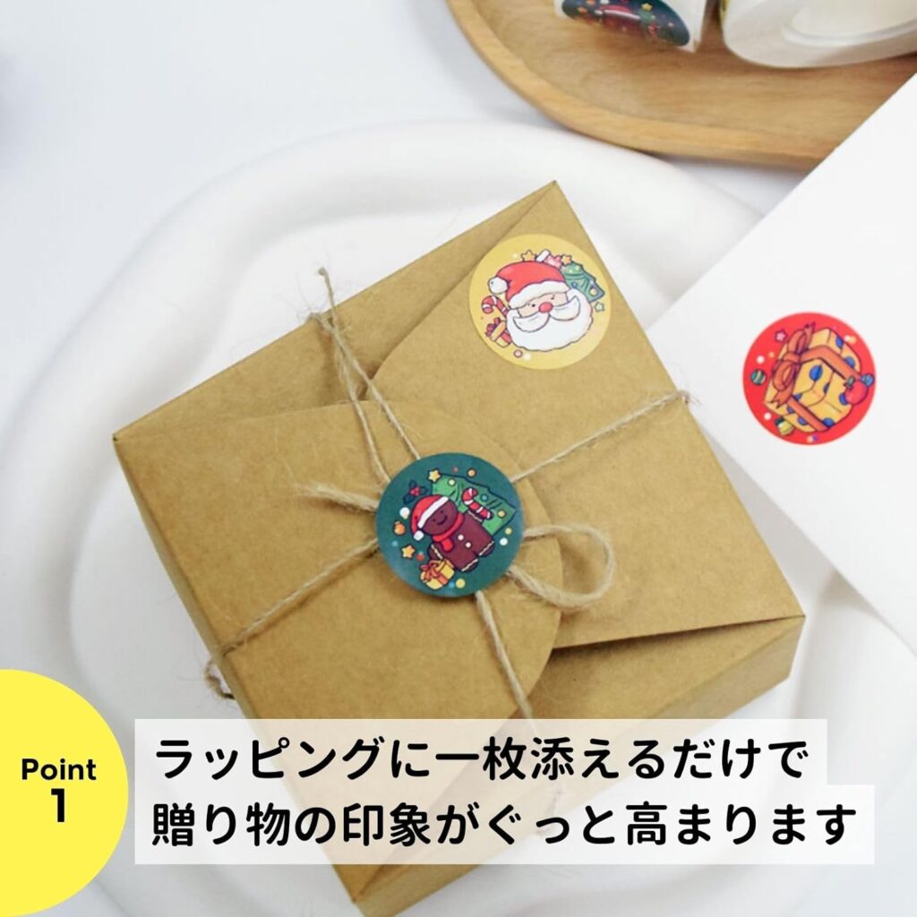 NYANDELMO クリスマス シール ステッカー