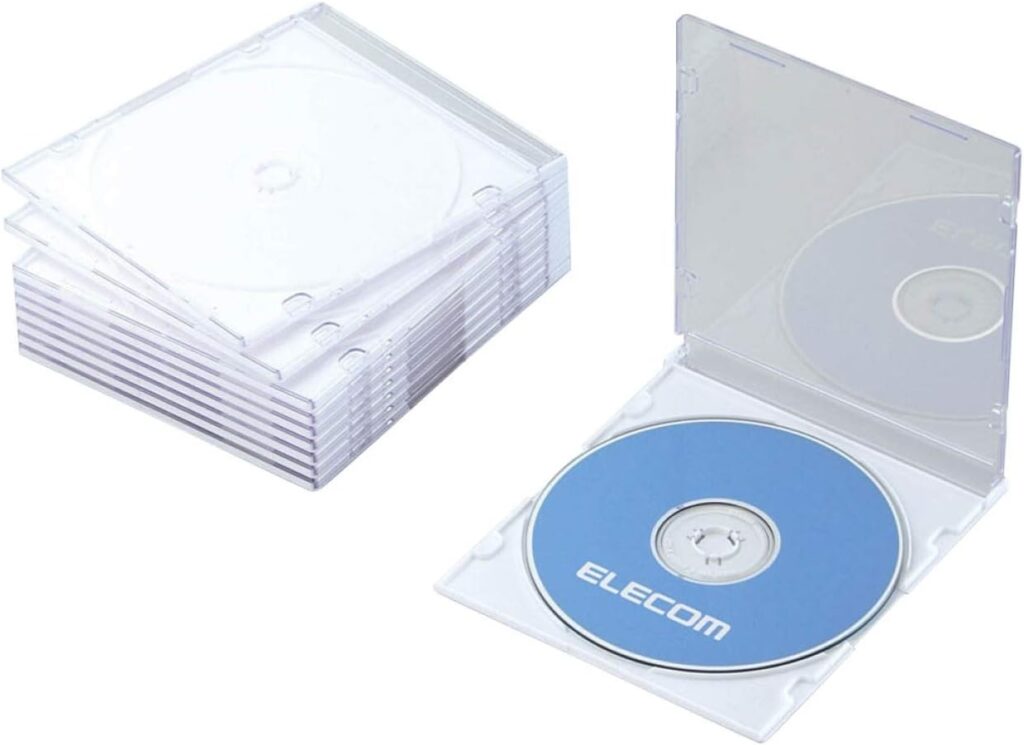 エレコム DVD CDケース プラケース スリム 1枚収納