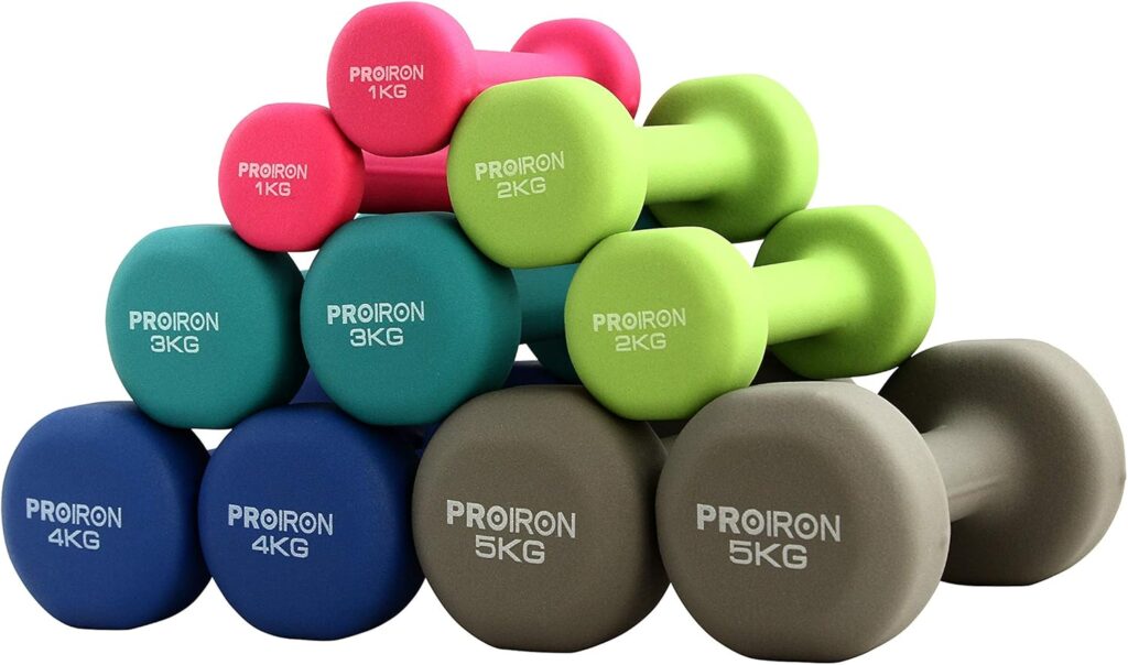 PROIRON/ネオプレンダンベル2個セット